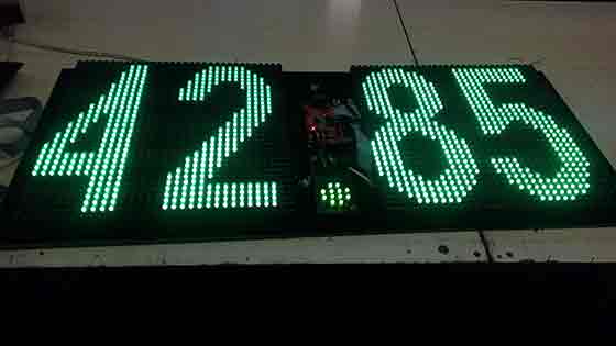 Светодиодное табло для АЗС